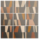 Deny Designs The Old Art Studio Neutral Geometric 02 Wood Wall Mural, 3'x3'