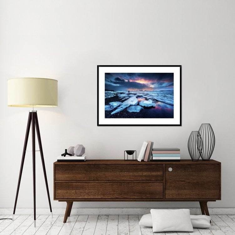 "Badlands Iii" Framed Digital Print by David Martin Castan, 44x32"
