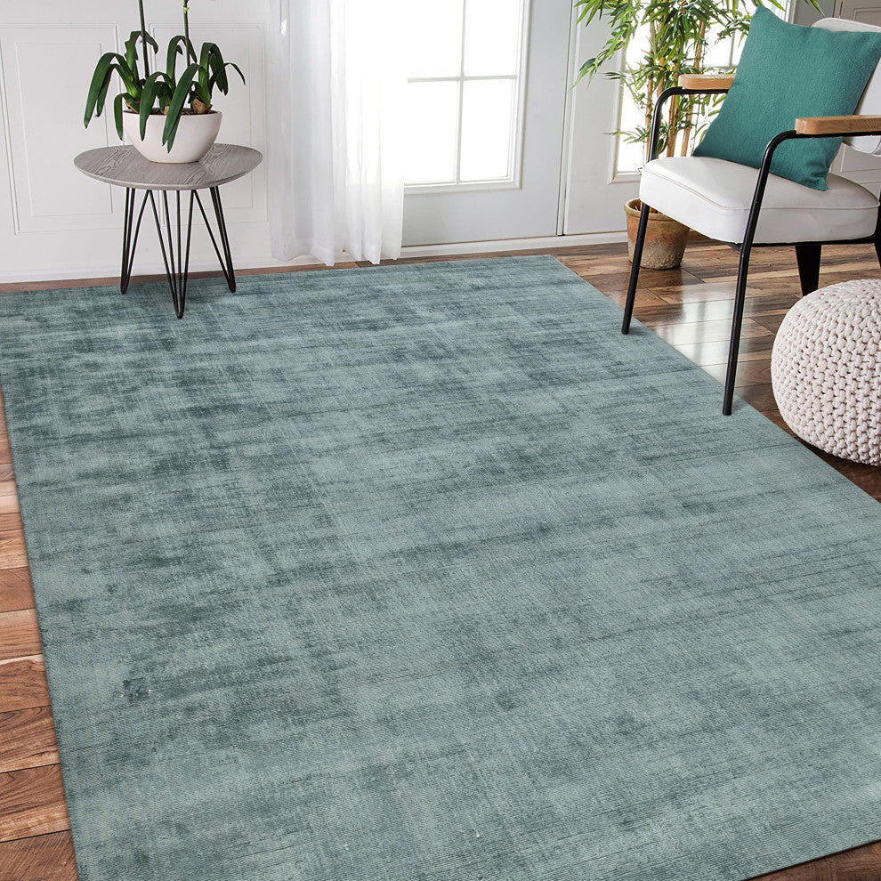 Affinity Londyn Area Rug, Sea Blue, 5' x 8', Striped
