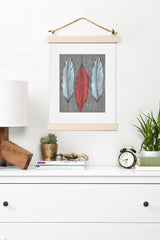 Deny Designs Wesley Bird Feathered Art Print
