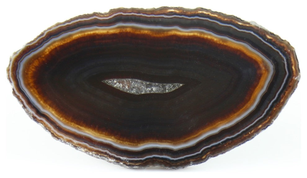Bark Natural Agate Pull Knob, Rustic