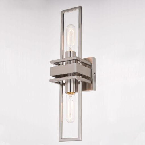 Marquis 2 Light Wall Light Satin Nickel
