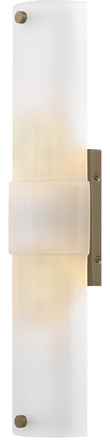 Finnegan Two Light Wall Sconce in Bronze Gold