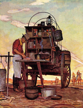 "Chuckwagon" Painting Print on Canvas by Mead Schaeffer