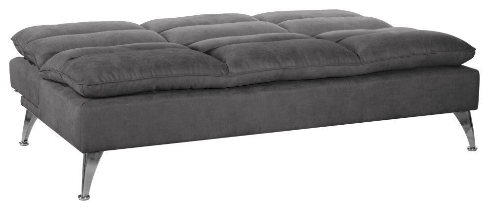 Sealy Santa Cruz Futon Sofa Convertible, Gray