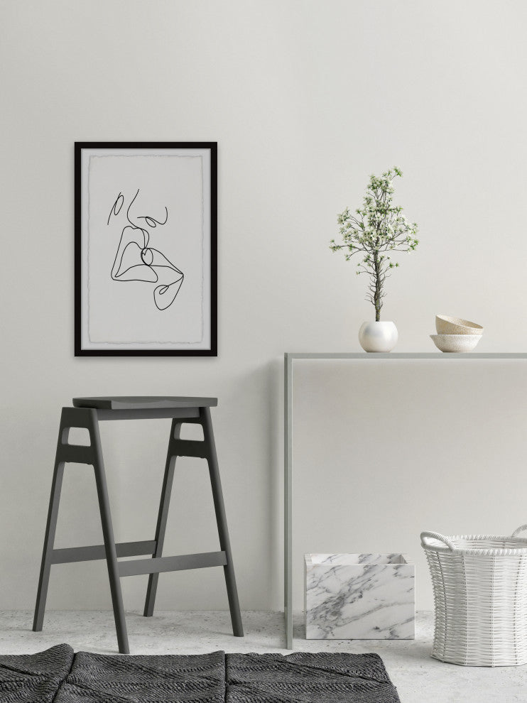 "Wise Decision" Framed Painting Print, 30x45