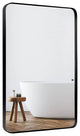 30 inch Rectangular Framed Wall Mounted Bathroom Vanity Mirror
