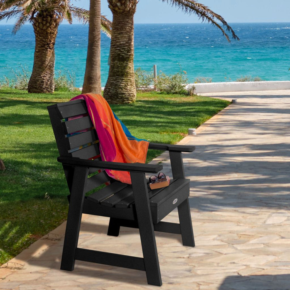 Riverside Garden Chair, Black Sand