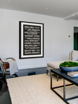 "Cali Sites" Framed Paper Print, 60x90 cm
