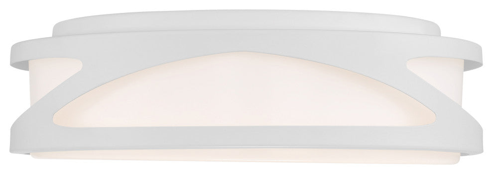 Access Lighting 49990LEDD-ACR Lucia 14"W LED Flush Mount Drum - White