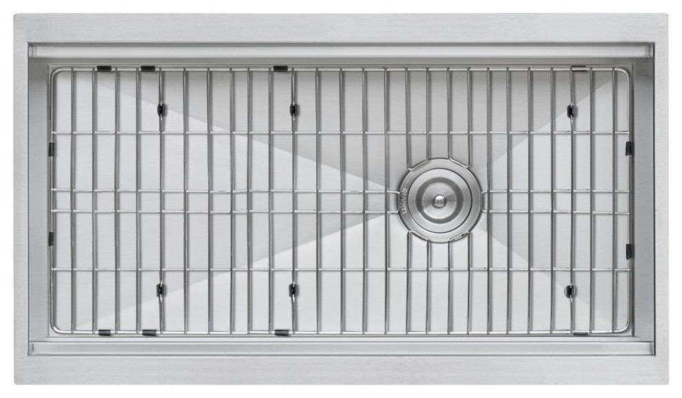 Ruvati 33" Workstation Kitchen Sink Undermount Stainless Steel, RVH8222