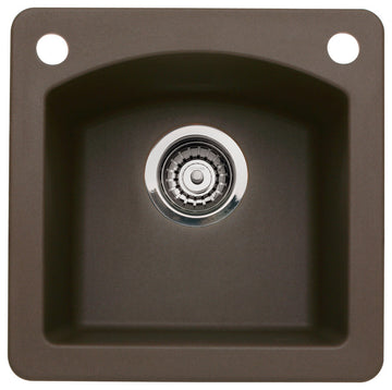 Blanco 440202-2 Granite Bar Kitchen Sink, Cafe Brown
