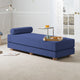 Alon Daybed Queen Size Convertible Sleeper, Navy Chenille