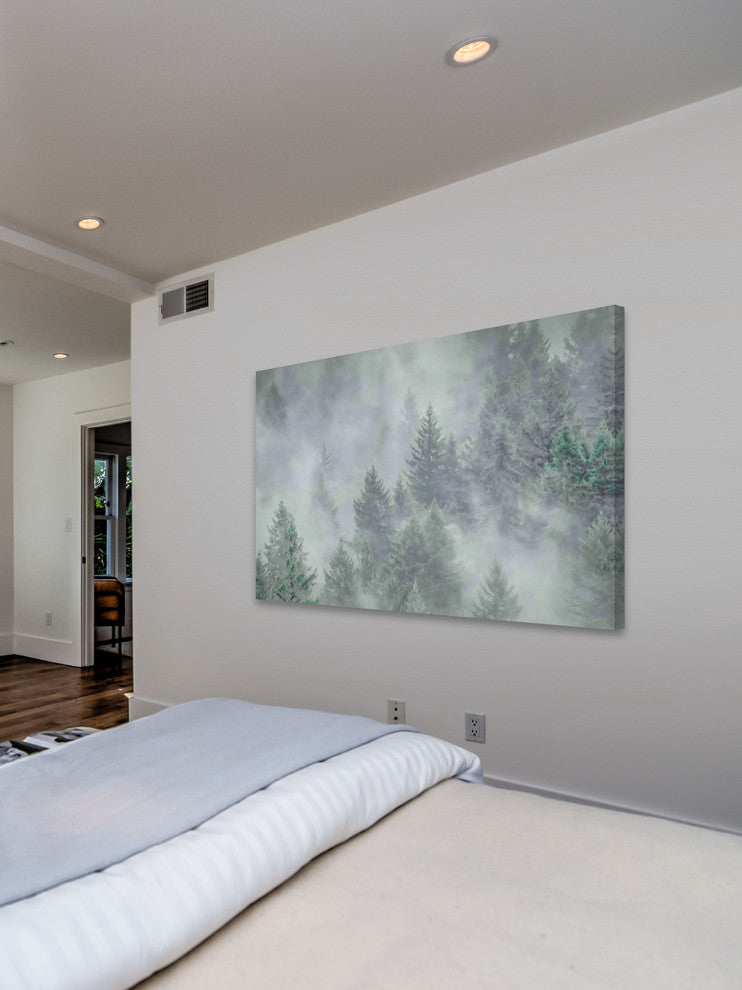 "Misty Mood" Painting Print on Canvas