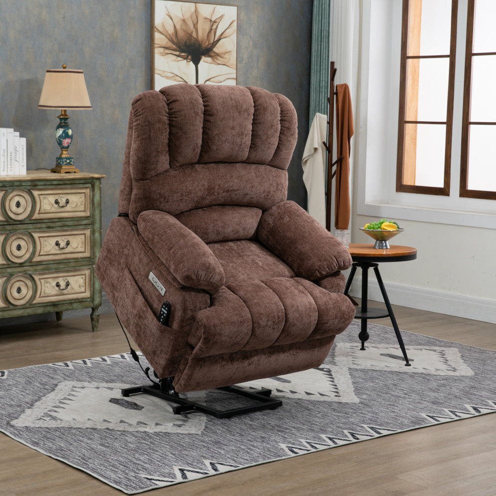 Power Lift Recliner Chair with Massage and Heat Function, 8-Point Vibration