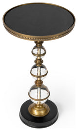 Butler Forella Granite and Acrylic Pedestal End Table