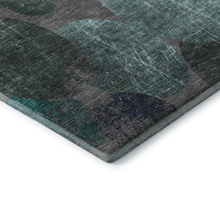 Premium Machine Washable Mayfield AMF556 Teal 2'3" x 7'6" Runner Rug
