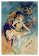 "Les Arts / La Danse" Digital Paper Print by Jules Cheret, 23"x32"