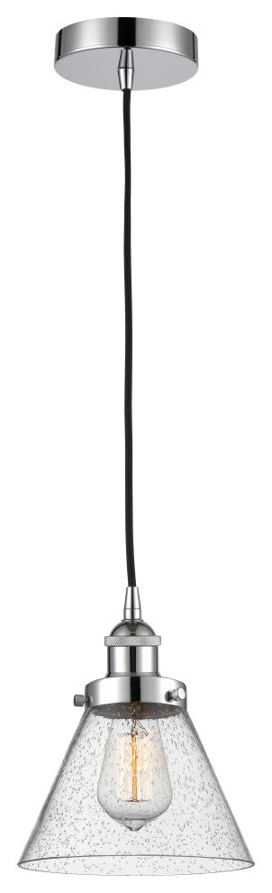 INNOVATIONS LIGHTING 616-1PH-PC-G44-LED Large Cone 1 Light 10 inch Mini Pendant