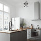 VIGO Greenwich 18" H Single Handle Pull-Down Sprayer Kitchen Faucet, Matte Black, No Sensor, With Soap Dispenser
