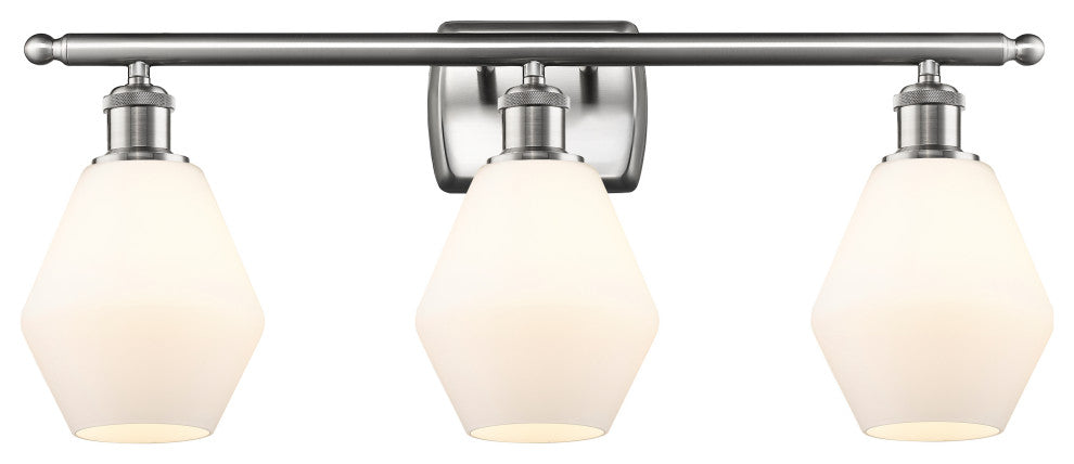 Innovations 516-3W-SN-G651-6 3-Light Bath Vanity Light, Brushed Satin Nickel
