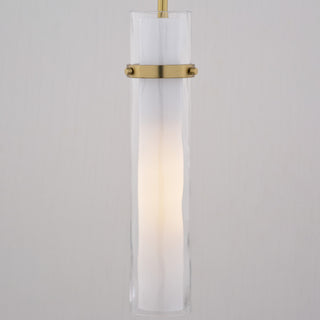Vilo Contemporary Mini Pendant Ceiling Light White Glass, Golden Brass