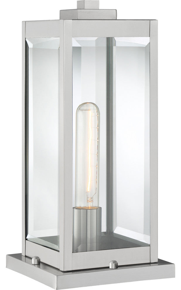 Westover 1-Light Outdoor Lantern, Stainless Steel