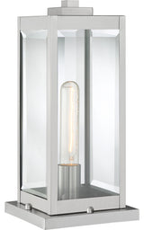 Westover 1-Light Outdoor Lantern, Stainless Steel