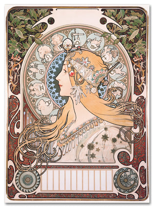 Alphonse Mucha 'Zodiac' Canvas Art, 32 x 24
