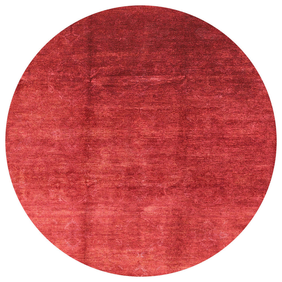 Ahgly Company Indoor Round Mid-Century Modern Area Rugs, 8' Round
