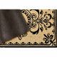 Dwell Vine Outdoor Mat Black D 1'8"x3'4"