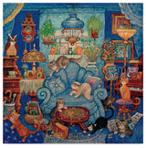 "Domestic Cats" by Bill Bell, Canvas Art