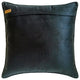 Blue Cotton Quilted Cushion Cover 18"x18" Throw Pillow Cover - Amisha
