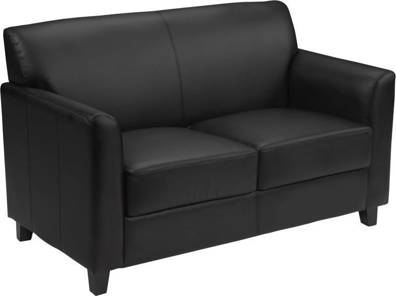 Flash Furniture Loveseat, Black