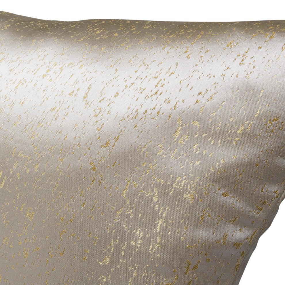 GLAMtastic Sophie 13"x24" Oblong Pillow, Set of 2, Champagne