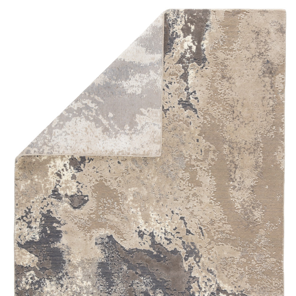 Jaipur Living Aegean Abstract Gray/ Beige Area Rug 12'X15'