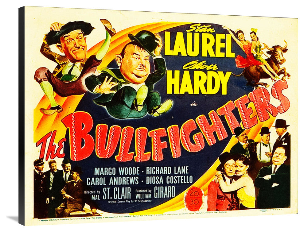 Laurel and Hardy, The Bullfighters, 1945, 40x31