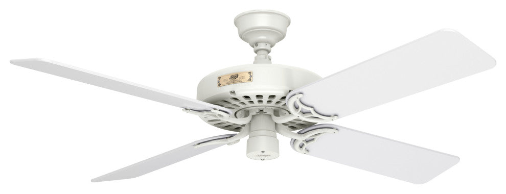 Hunter Fan Company 52" Outdoor Orig White Blades White Ceiling Fan