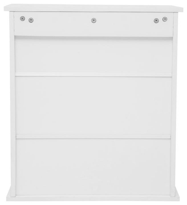 Vega Wall Mounted Bathroom Medicine Cabinet, White