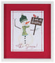 Framed Snowman Sentiment Wall Art, 2-Piece Set