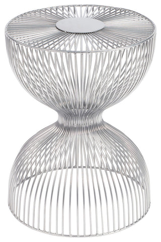 Butler Nicholas Silver Meatl End Table