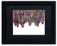Hello Angel ''Drips'' Art, Black Frame, Black Mat, 14x11