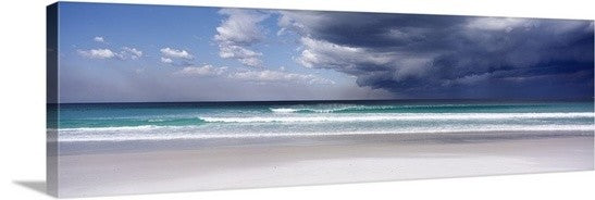 "Beach Bay of Fires Tasmania Australia" Canvas Art, 36"x12"x1.25"
