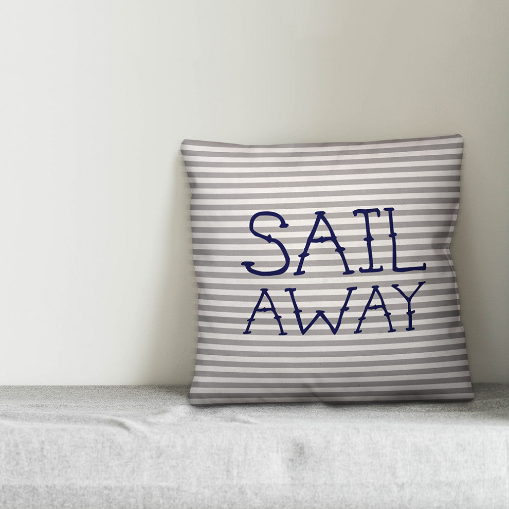 Sail Away 18x18 Spun Poly Pillow