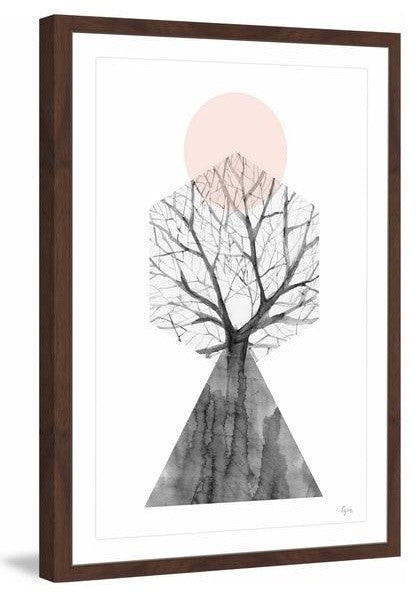 "Three Worlds" Framed Painting Print, 24"x36"