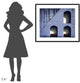 "The Emptiness Of Waiting" Framed Digital Print by Piet Flour, 38"x32"