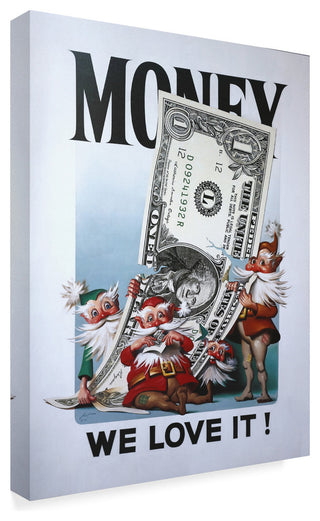 "Money" by D. Rusty Rust, Canvas Art