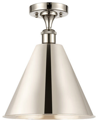 Innovations Lighting 516-1C-PN-MBC-12-PN-LED 1 Light 12" Semi-Flush Mount