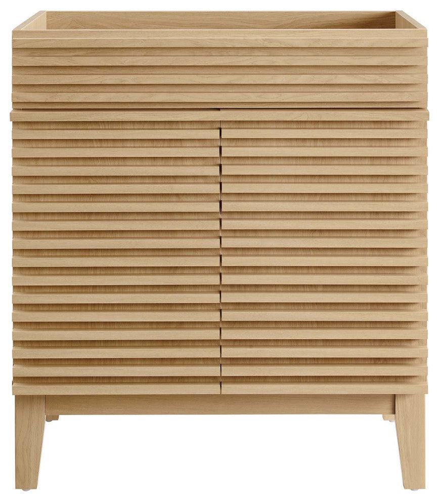 Render 30" Bathroom Vanity Cabinet, Oak