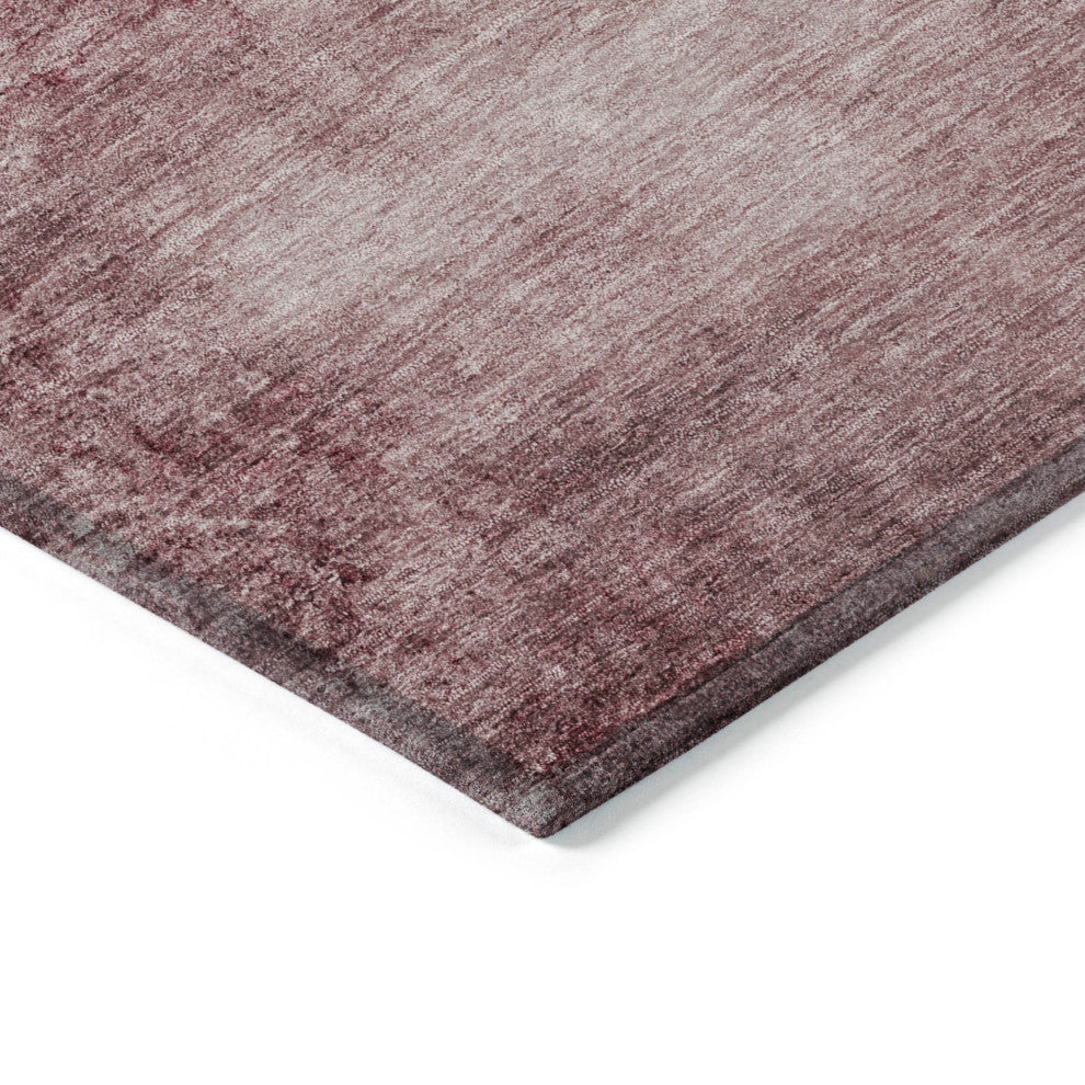 Machine Washable Indoor/Outdoor Chantille ACN1884 Blush 8' x 8' Round Rug